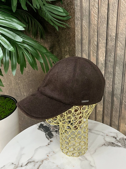 Мужская утеплённая кепка Loro Piana — шерсть с кашемиром, зимняя, с регулируемым ремешком - 