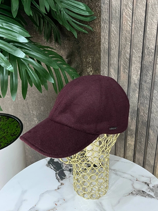 Мужская утеплённая кепка Loro Piana — шерсть с кашемиром, зимняя, с регулируемым ремешком - 
