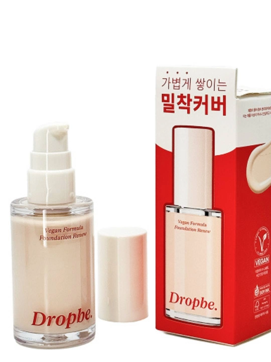 DROPBE Foundation Cover Pick SPF50+ — koreys tonal krem, namlovchi, tabiiy parda - 