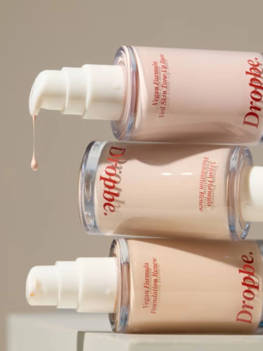 DROPBEMakeup Base SPF50+ Koreys makiyaj bazasi, terini tiniqlashtiruvchi va namlovchi asos