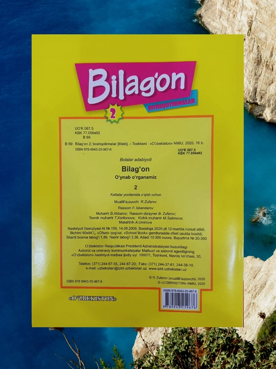 Bilag'on boshqotirmalar 2, 4 yoshdan boshlab lotin tilida