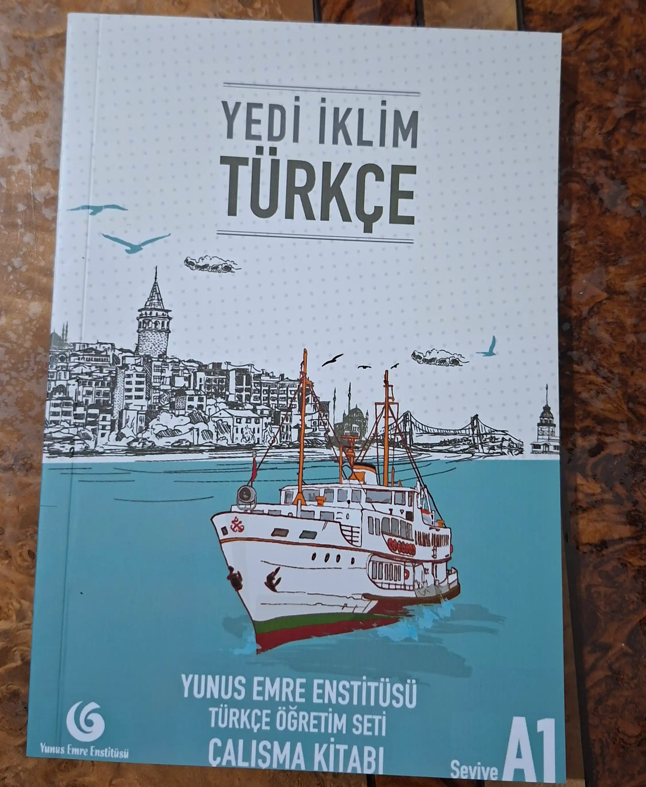 Yedi Iklim Turkce. A1, A2, B1, B2, C1. Mashq daftari va turk tilidagi darslik kitobi