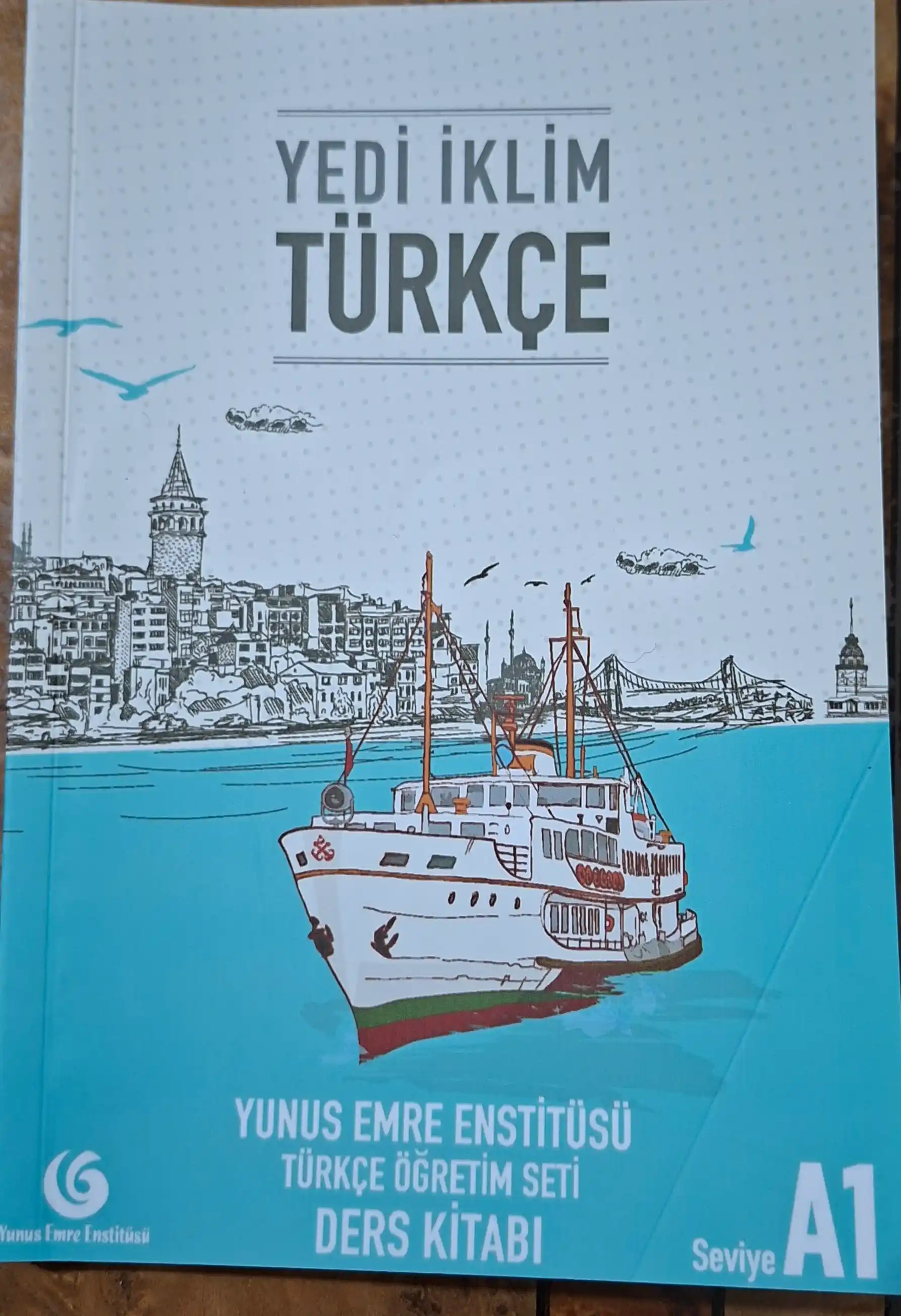 Yedi Iklim Turkce. A1, A2, B1, B2, C1. Mashq daftari va turk tilidagi darslik kitobi