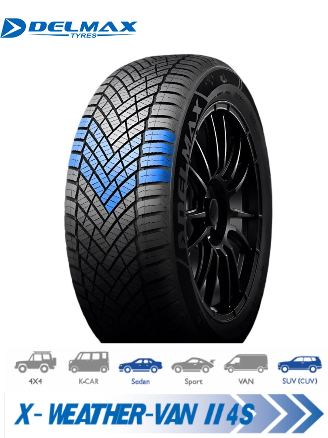 Delmax Delmax X‑Weather II 4S всесезонные шины за 7800000 сум по лучшей цене ...