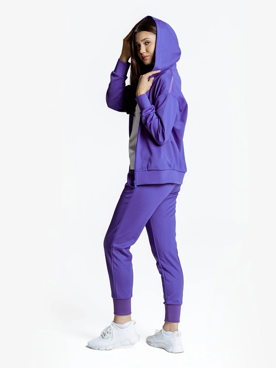 Ayollar hudi 7SABER Comfort Line Hoodie to'qima kofta molniyali