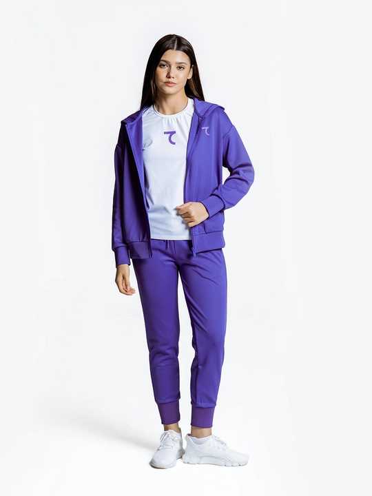 Ayollar hudi 7SABER Comfort Line Hoodie to'qima kofta molniyali