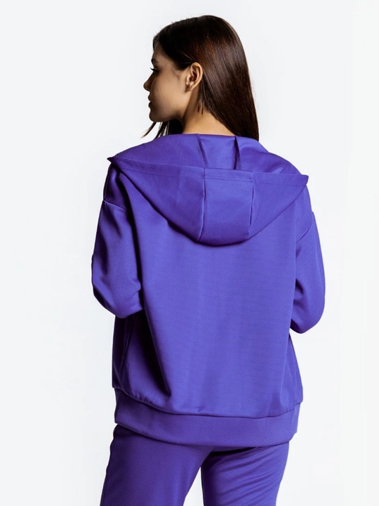 Ayollar hudi 7SABER Comfort Line Hoodie to'qima kofta molniyali