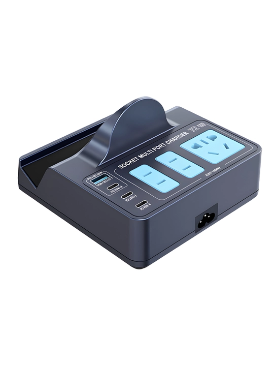 WLX-H11 72W ko‘p portli zaryadlovchi USB-C/USB-A + 15W simsiz tez zaryad