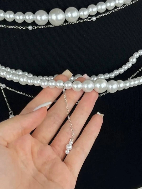 Ayollar uchun bezakli belbog' to'plami,marjonli va metall dizaynlar
