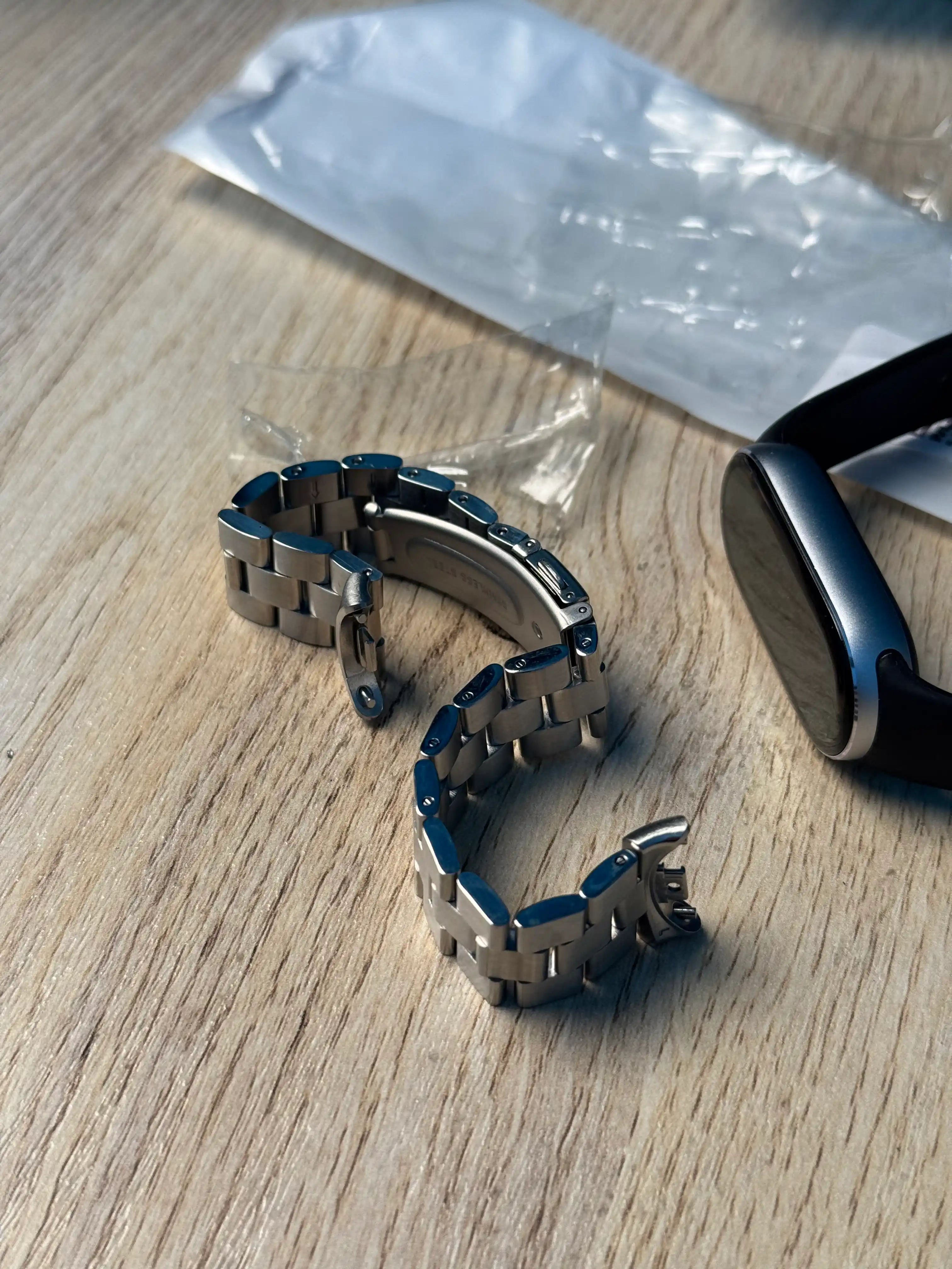 Xiaomi Mi Band 8, 9 va 10 uchun, metall tasma