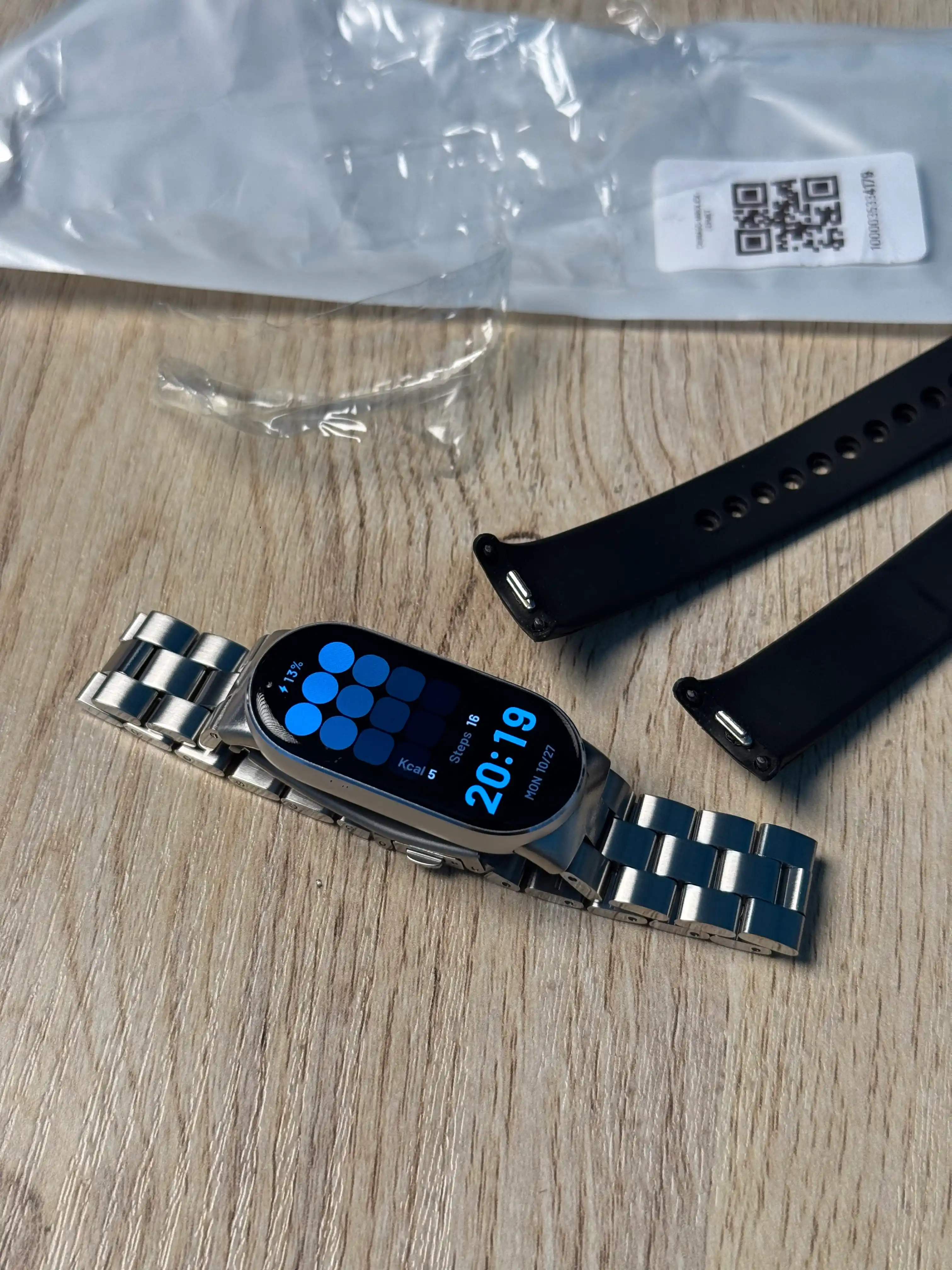 Xiaomi Mi Band 8, 9 va 10 uchun, metall tasma