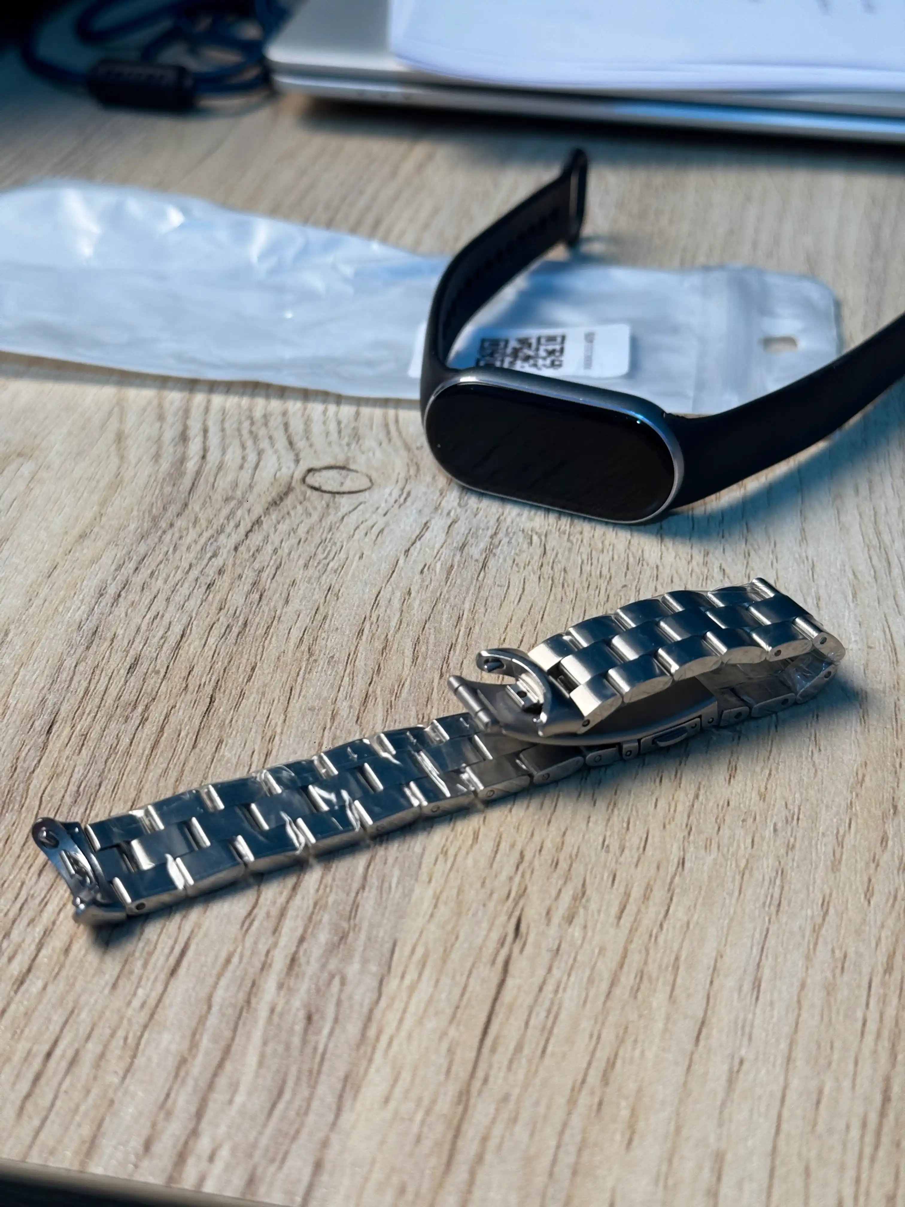 Xiaomi Mi Band 8, 9 va 10 uchun, metall tasma