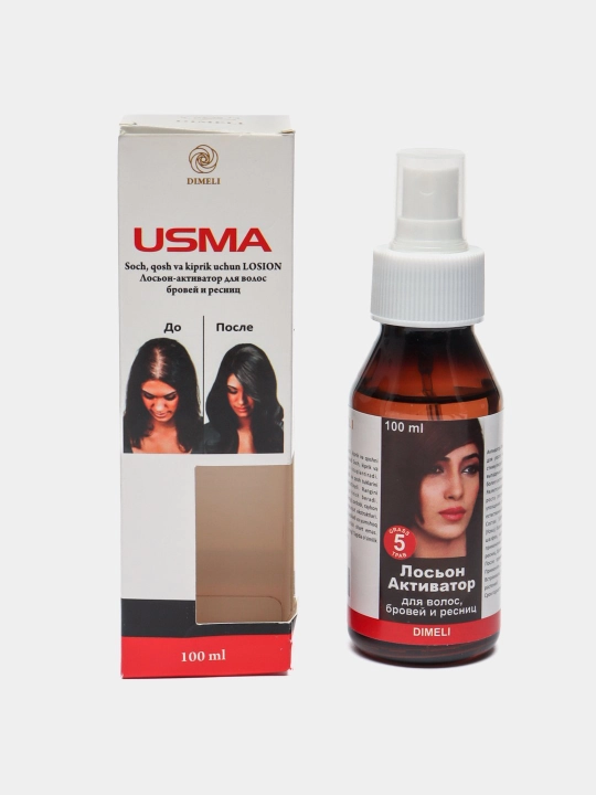 USMA Dimeli , Soch, qoshiq va kiprik uchun loson, 100 ml - 