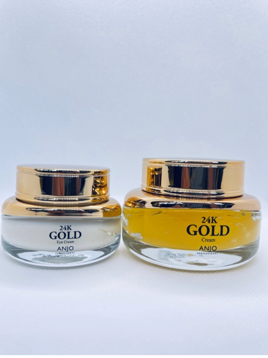 Anjo 24K Real gold Anti-Age - корейский косметический набор, увлажняющий и омолаживающий