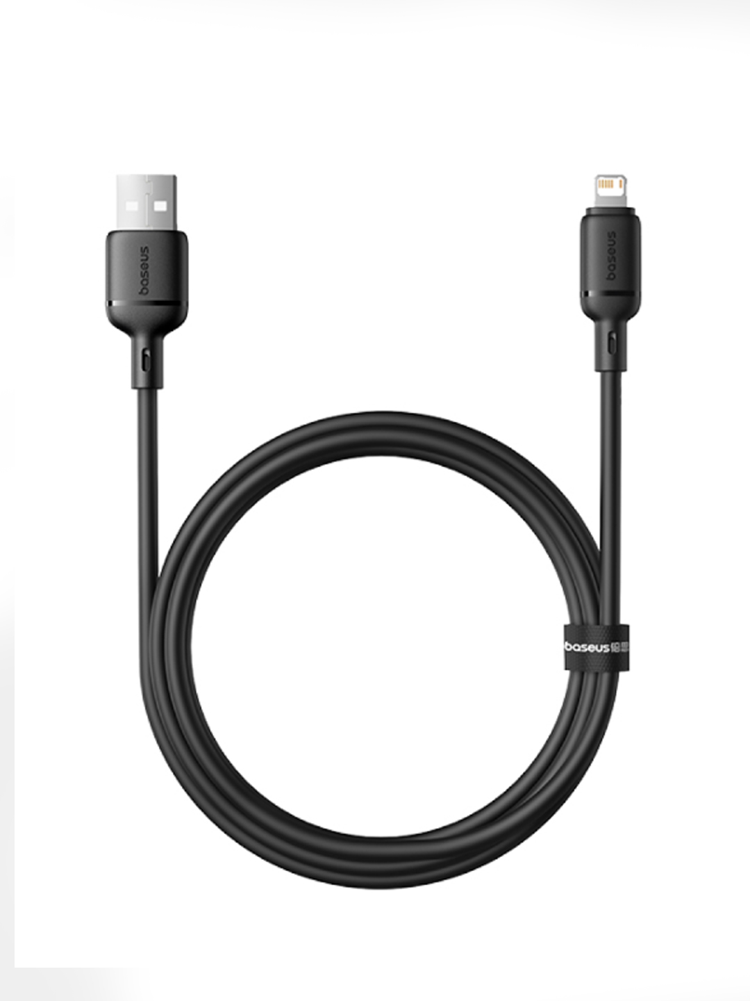 Baseus Silky Series tez zaryadlash kabeli USB-A to Lightning 2.4A 1 m