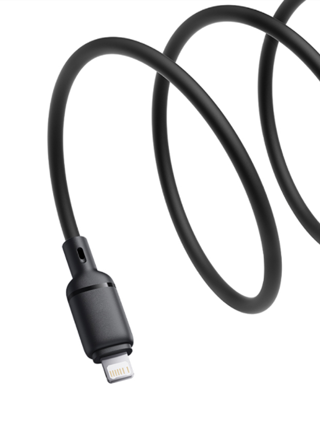 Baseus Silky Series tez zaryadlash kabeli USB-A to Lightning 2.4A 1 m