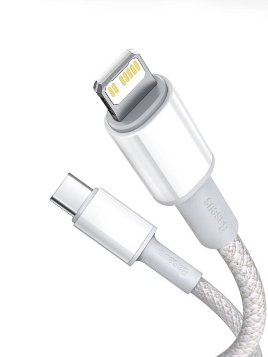USB-C 3А  oy oq uchun USB-А tez zaryadlash kabel USB-Series baseus Silky, 2 m