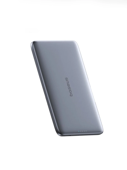 Baseus PicoGo AM41 Ultra-Slim Magnetic Power Bank batareyasi 5000 mAh 20 Vt Space Grey