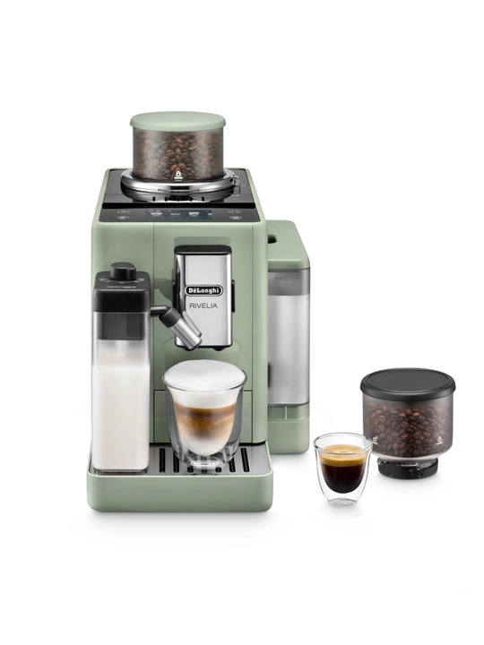 De’Longhi Rivelia EXAM441.55.GR avtomatik kofemashina, 1450 Vt, 19 bar, Sage Green