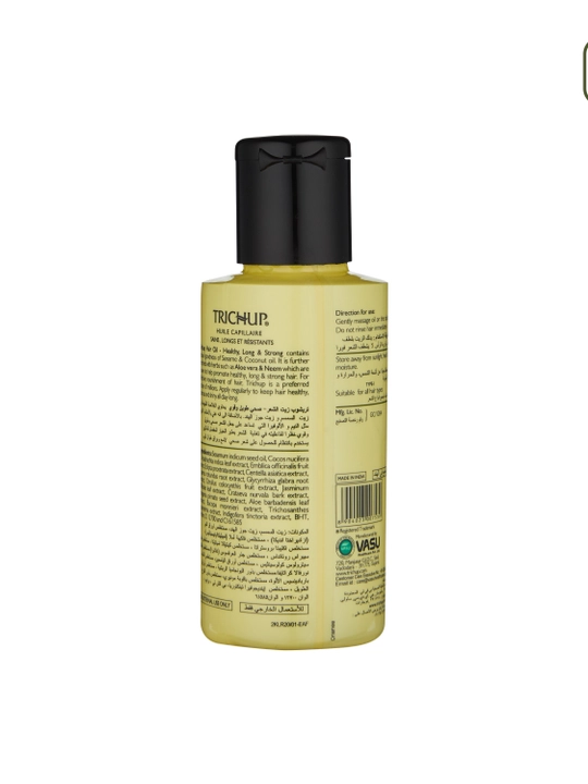 Soch to'kilishiga qarshi va sog'lom, uzun va baquvvat va usmali Trichup yog'i, 100 ml