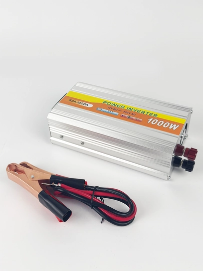 Инвертор SMART INVERTER, LCD 12, 24V, 220V, Для солнечных панелей и аккумуляторов — IISMART-INVERTER-ЖЕЛТ-1600