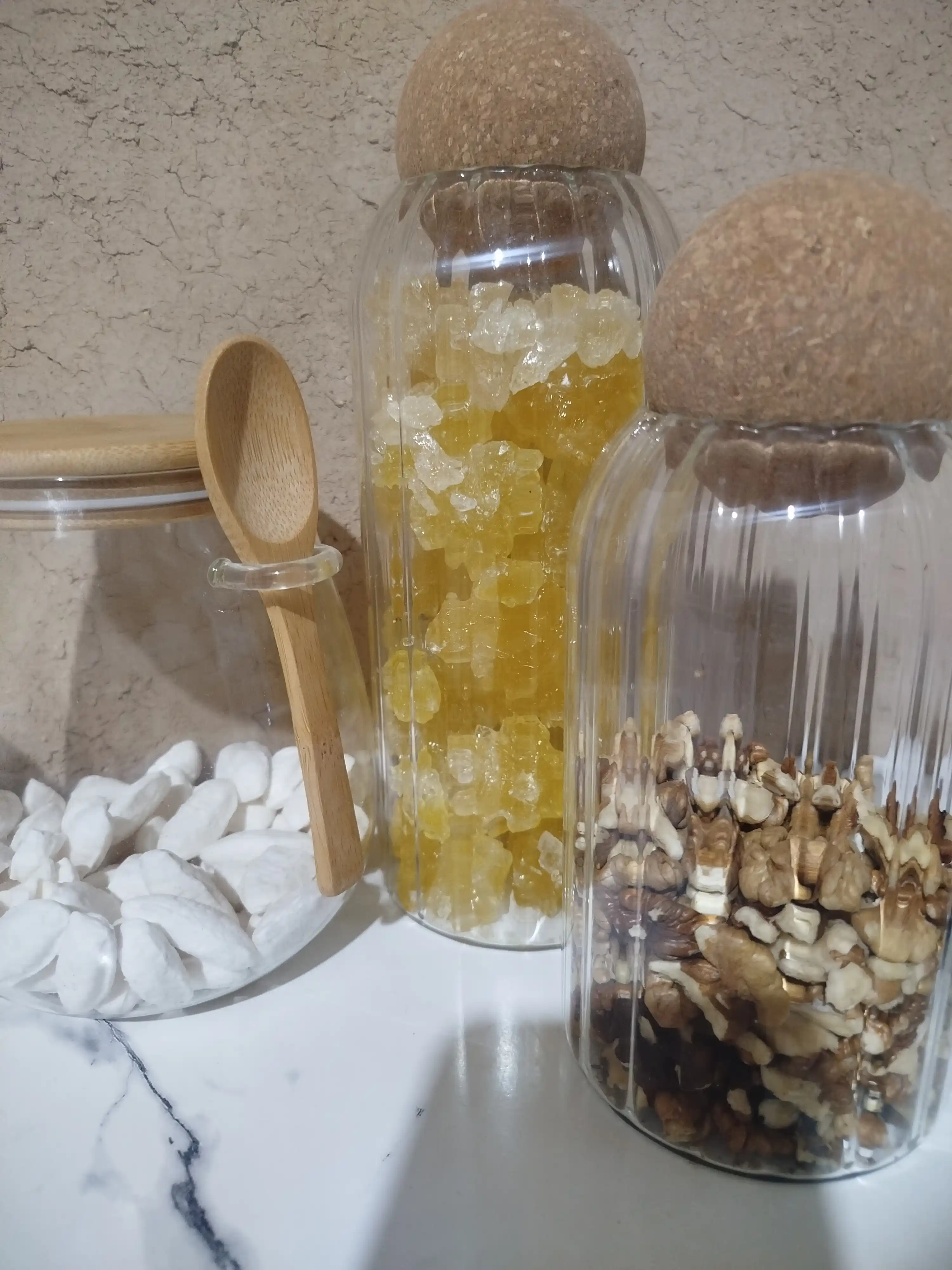 Стеклянные баночки для хранения специй