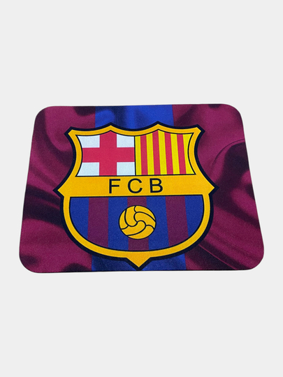 Коврик для мыши, коврик с изображением Barcelona и Manchester City, 180*220 мм — MOBIGO-KOVBARCACITY-КРАСН