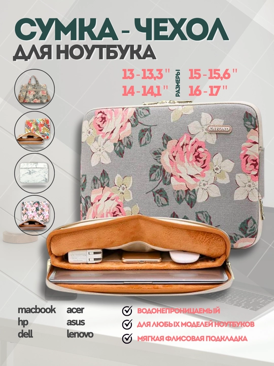 Сумка для ноутбука, планшета, 13, 14, 15, 16, 17, чехол для ноутбука, чехол для планшета - 