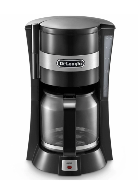 De'Longhi ICM15210.1 tomchilatib qahva qaynatgich, 900 Vt, 1,25 l, 10 chashka