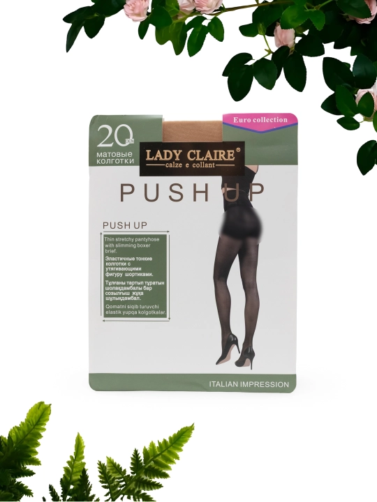 Капроновые колготки LADY CLAIRE PUSHUP 20 DEN - 
