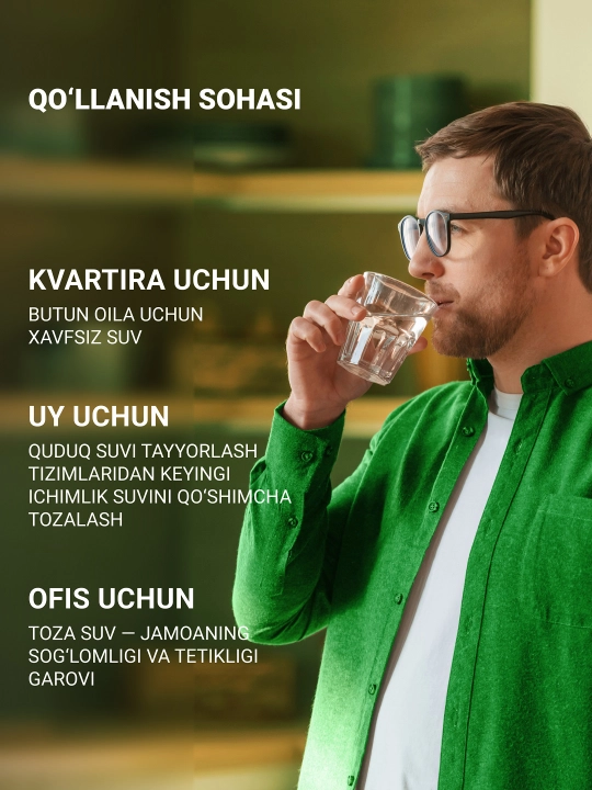 Teskari osmos Geyzer Allegro PM, kuniga 200 litr, motor va mineralizator, 12 litrli bak