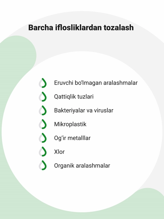 Geyser Allegro teskari osmos, lavabo uchun suv filtri, 12 litr idish, kran bilan