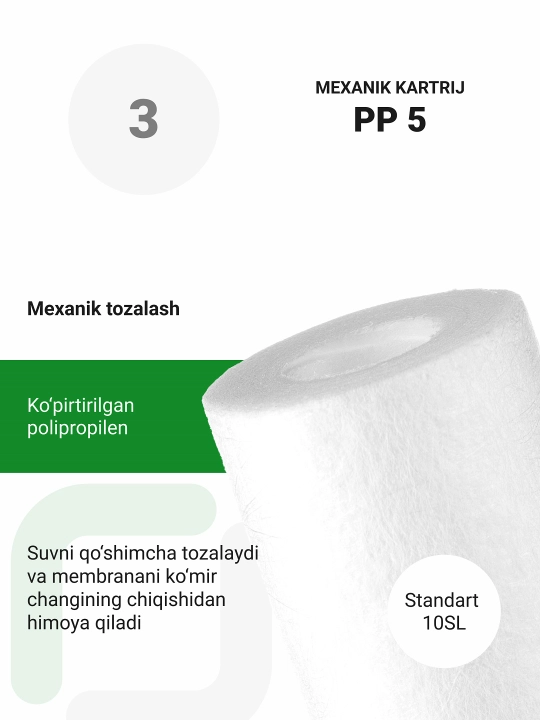 Geyser Allegro teskari osmos, lavabo uchun suv filtri, 12 litr idish, kran bilan