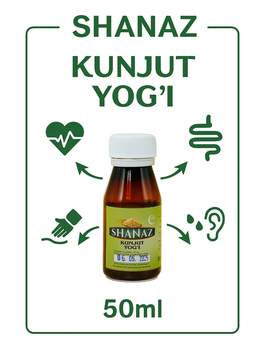 Kunjut yog'i Shanaz, 50ml