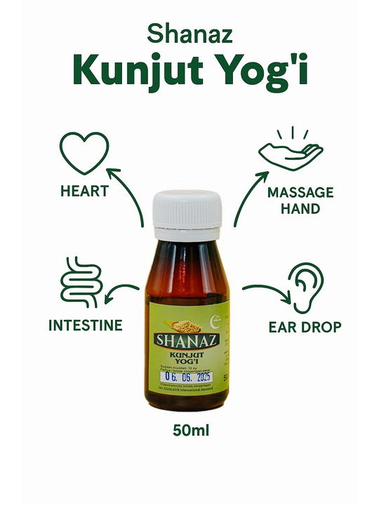 Kunjut yog'i Shanaz, 50ml