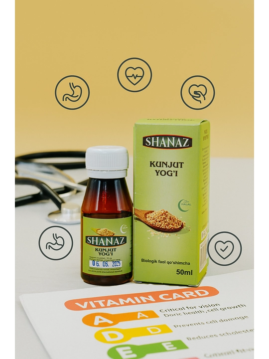 Kunjut yog'i Shanaz, 50ml