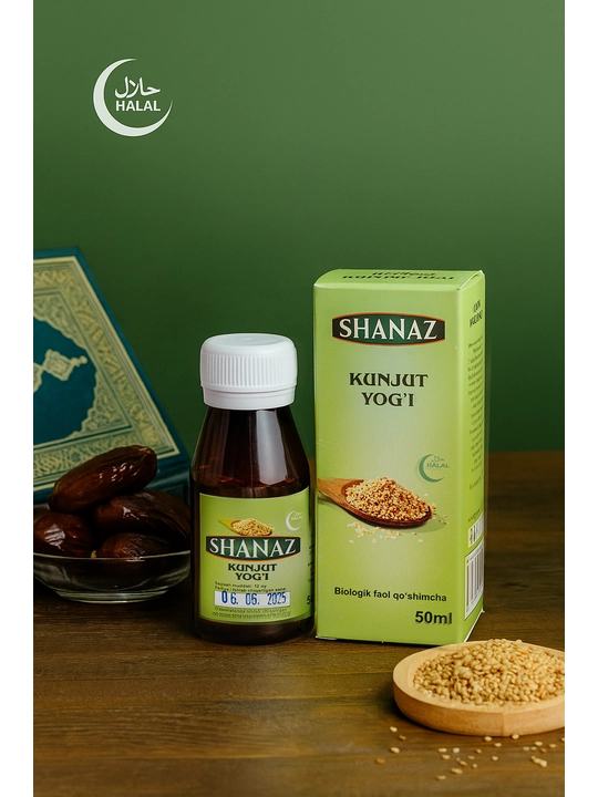 Kunjut yog'i Shanaz, 50ml