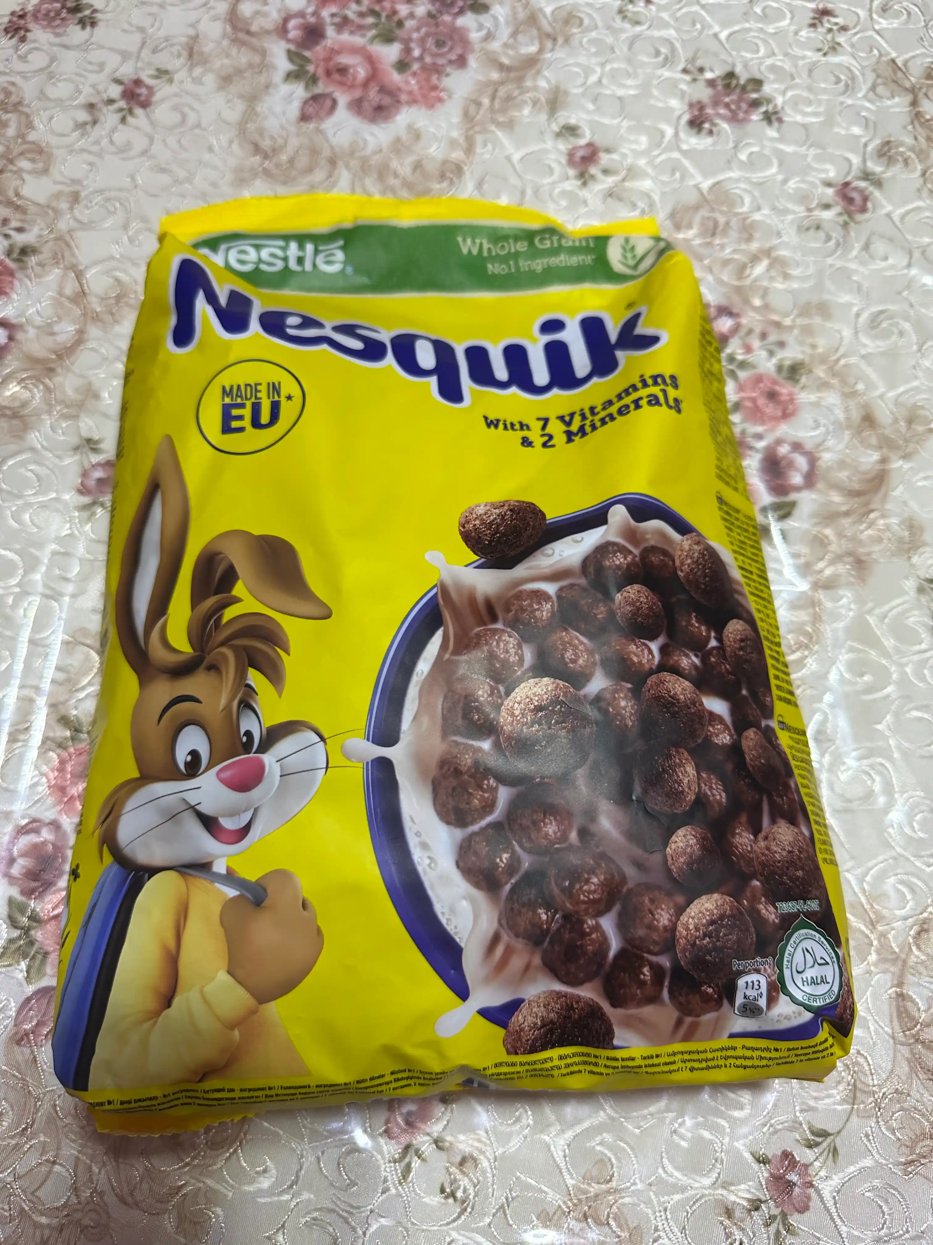 NESQUIK Готовый шоколадный завтрак, обогащенный витаминами и минеральными веществами, 460 г