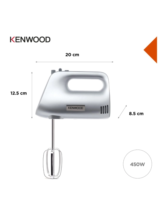 Ручной миксер Kenwood HMP30.A0SI 450 Вт с турборежимом и 5 скоростями