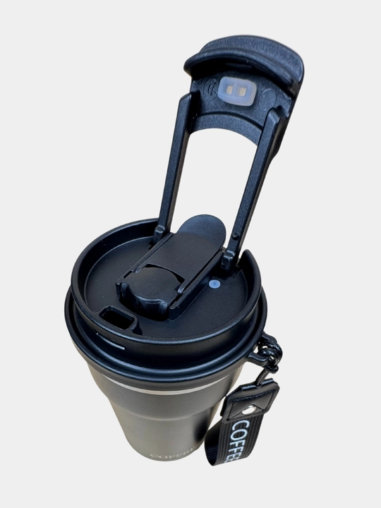 Термокружка для кофе и чая, для учёбы, путешествий и подарка из нержавеющей стали, 400 мл
