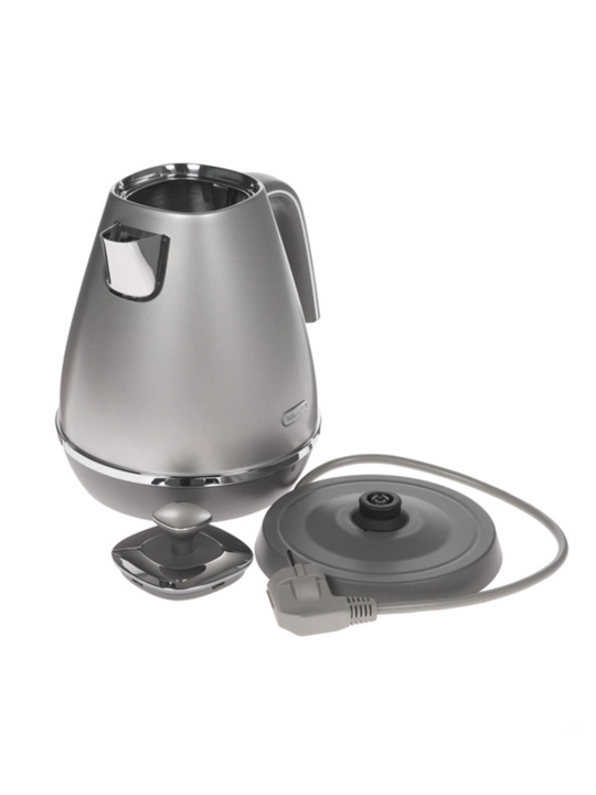 Elektr choynak De'Longhi KBI2001.S Distinta Flair, 1.7 l, 2000 Vt, kumushrang