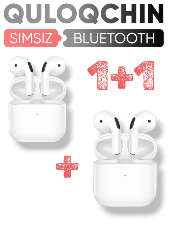 Simsiz quloqchinlar Pro 5 air,  Pods Pro 6 1+1