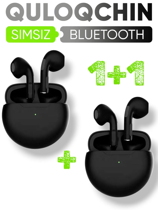 Simsiz quloqchinlar Pro 5 air,  Pods Pro 6 1+1