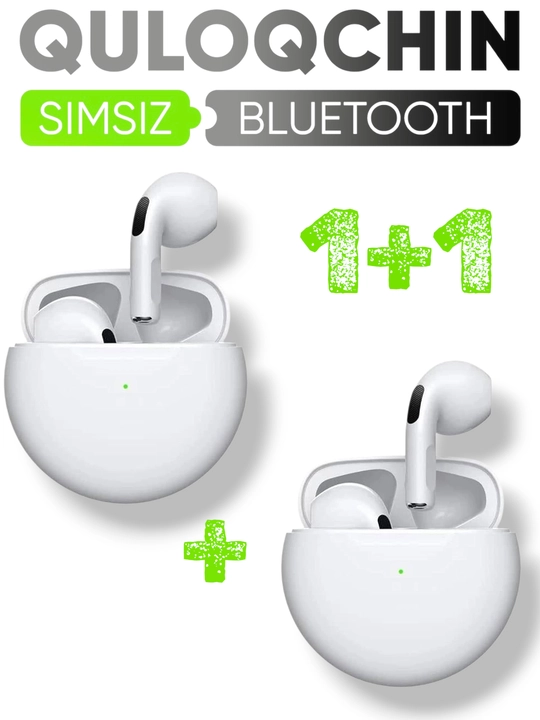 Simsiz quloqchinlar Pro 5 air,  Pods Pro 6 1+1