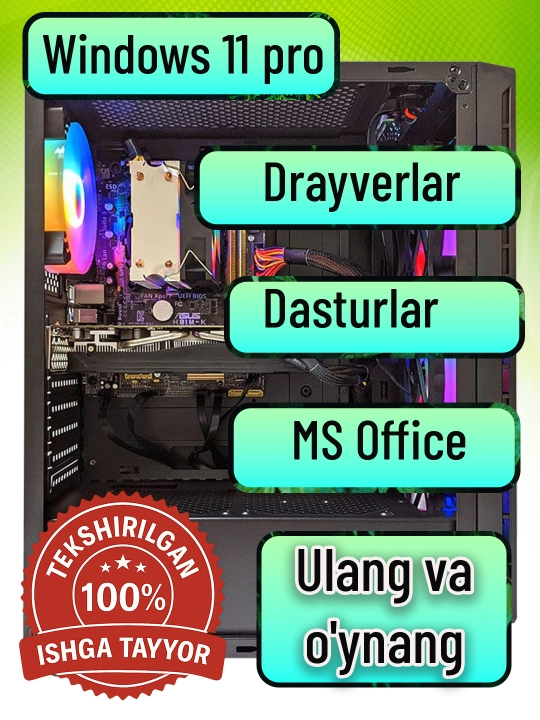 Игровой компьютер Core i5-12400F, видеокарта RTX 2060 Super 8GB - мощный ПК современных игр