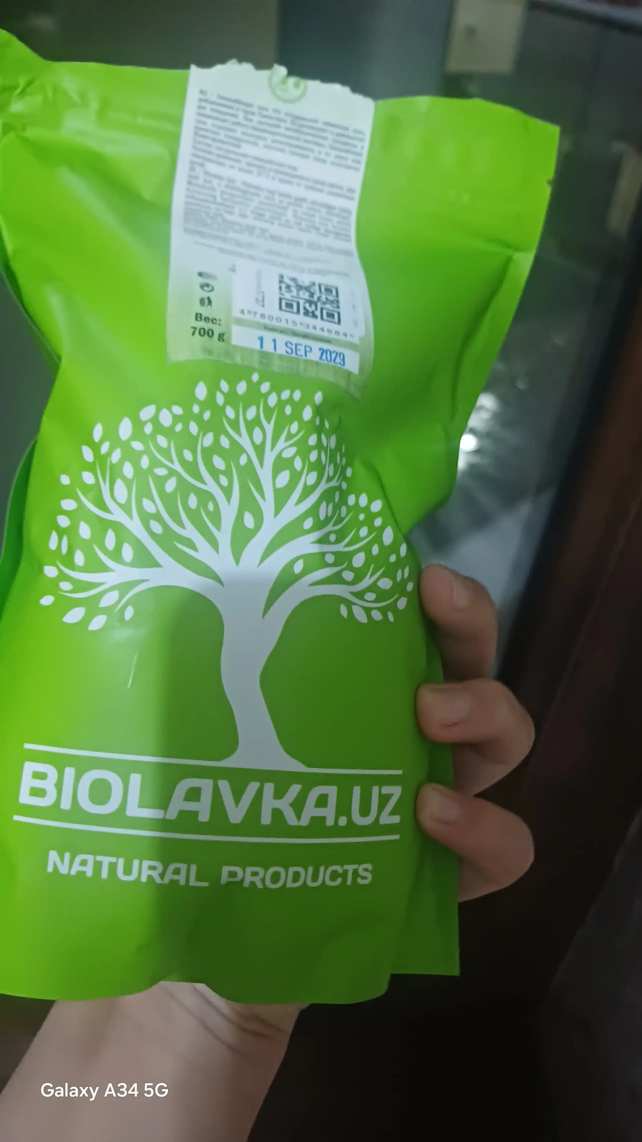 Himoloy pushti rangli tuzi Biolavka, 700 gr