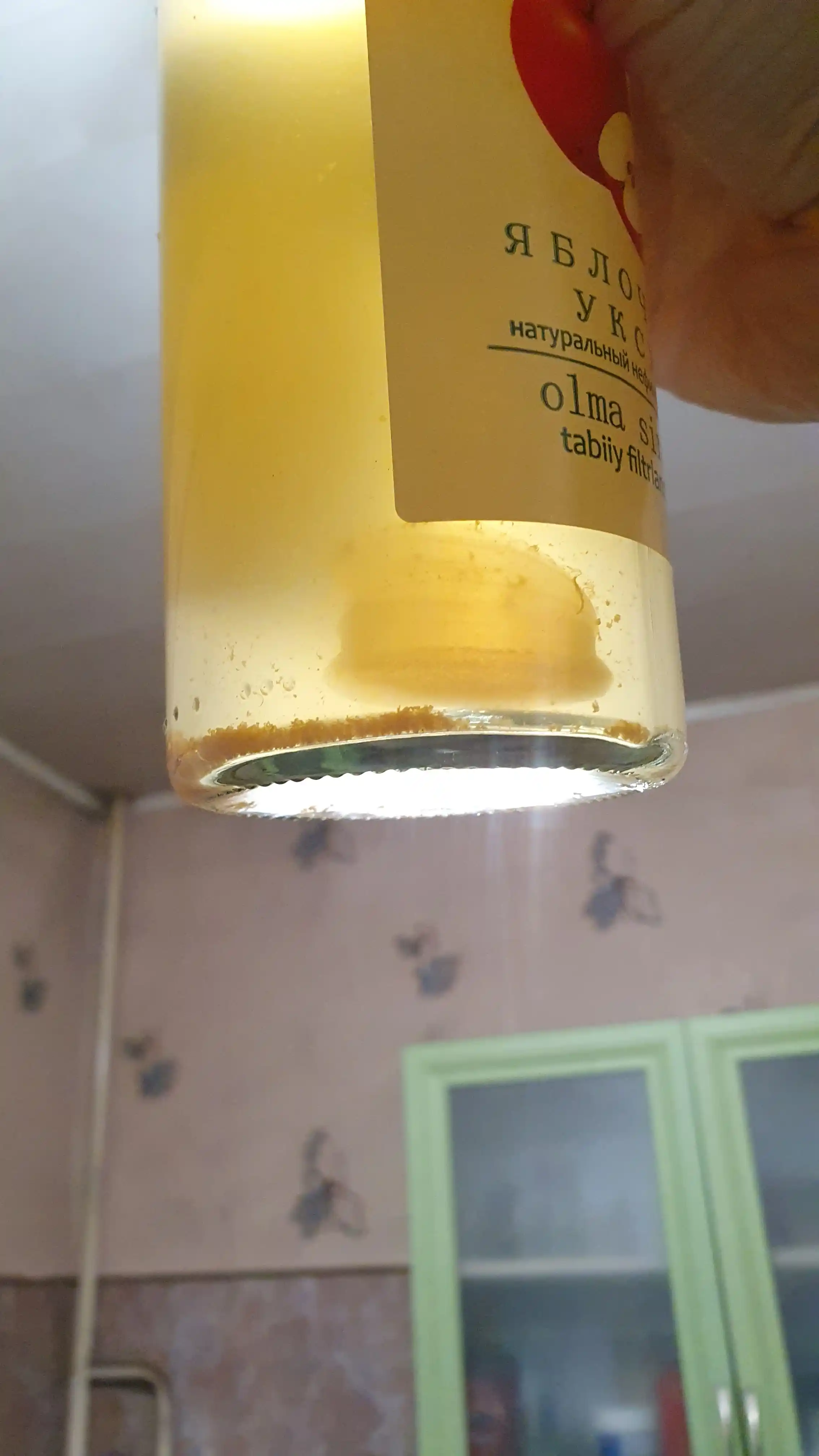 Olma sirkasi, filtrlanmagan, tabiiy