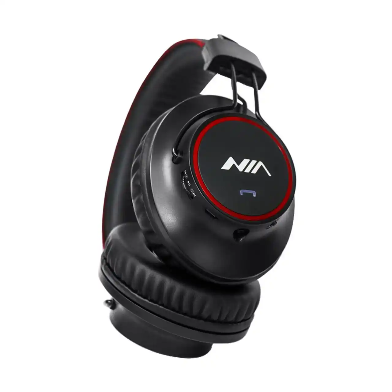 Naushnik NIA S3000, simsiz Bluetooth quloqchin, mikrofonli, FM radio, MicroSD, AUX