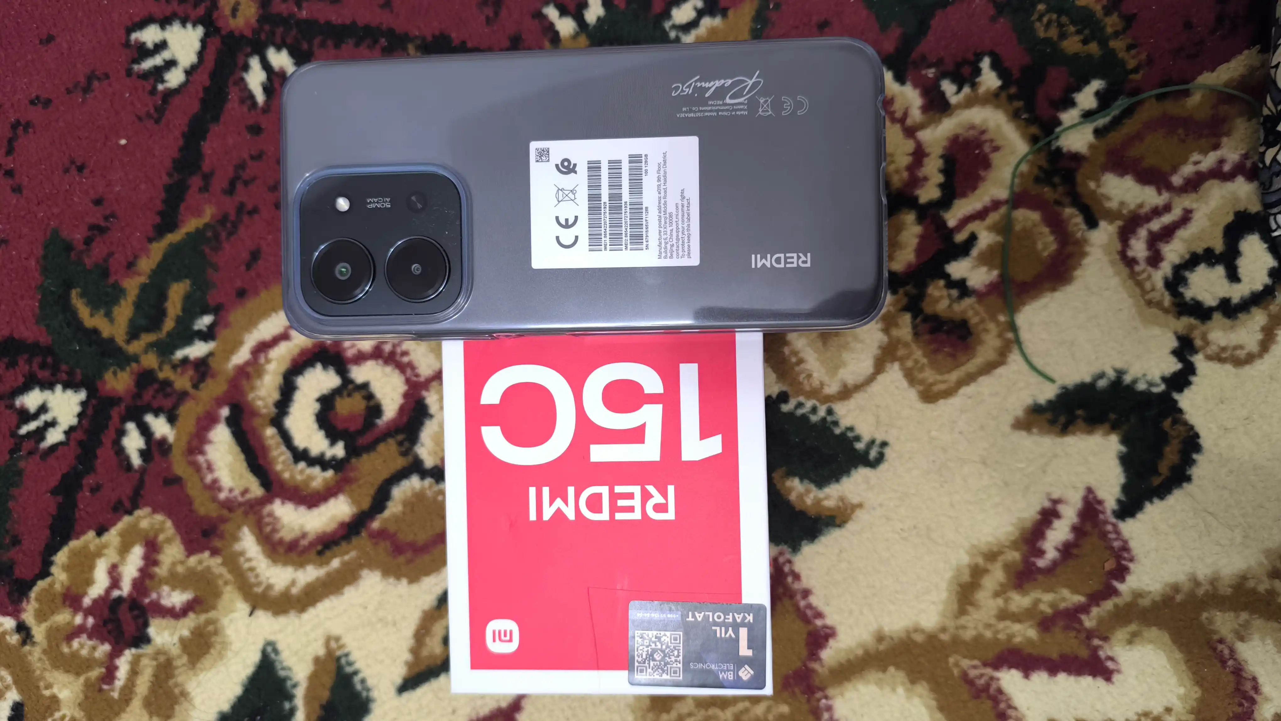 Smartfon Redmi 15C, 8/256 GB, 6.9" IPS 120 Hz, 50 MP, MediaTek Helio G81 Ultra, 6000 mA/s