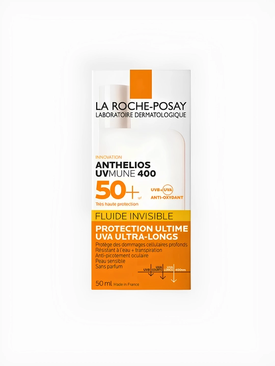 Солнцезащитный крем для лица и тела,водостойкий,Anthelios Uvmune 400,SPF 50+,UVA+UVB, 50мл